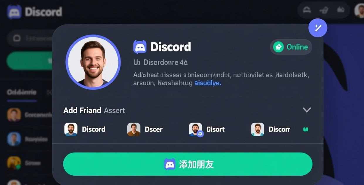Discord add friend操作步骤