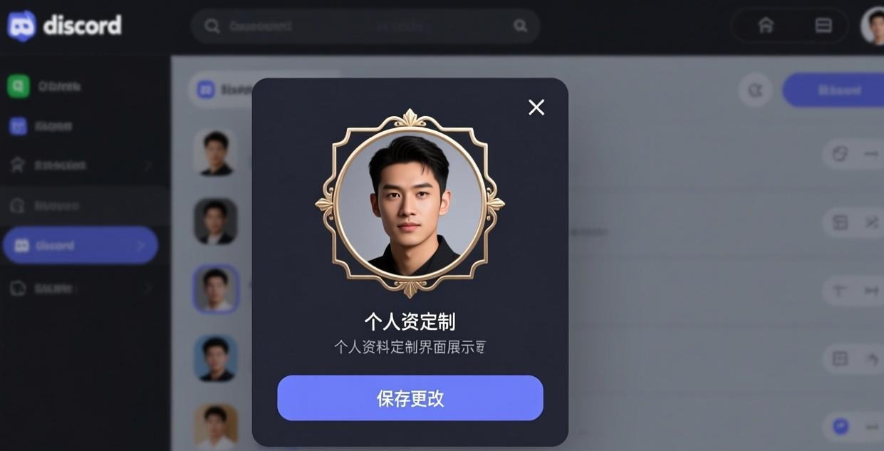 Discord change avatar操作步骤